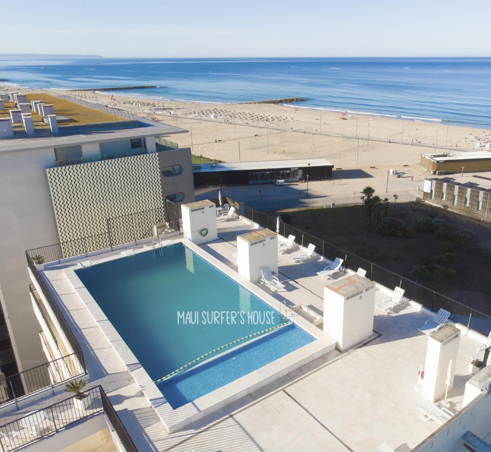 Maui Surfer'S House Sea View Caparica Beach House Costa de Caparica Exteriör bild